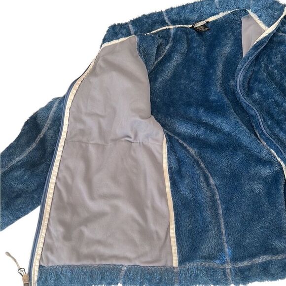 Marmot Fleece Blue Zip Up Long Sleeves Front Pociets Jacket Size Medium - Picture 4 of 13